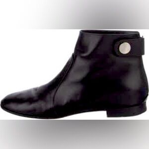 Gianvito Rossi Black Leather Boots 37.5